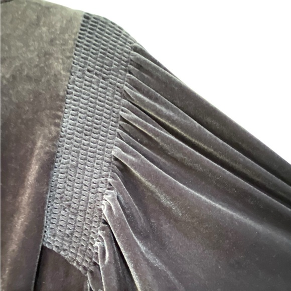 Calvin Klein Gray Velvet Midi Dress - Picture 7 of 8